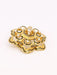 Broche Broche ancienne or jaune email noir diamant taille ancienne 58 Facettes J611