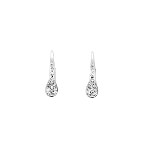 Boucles d'oreilles Boucles d'oreilles or blanc et diamants 58 Facettes BO/250008/