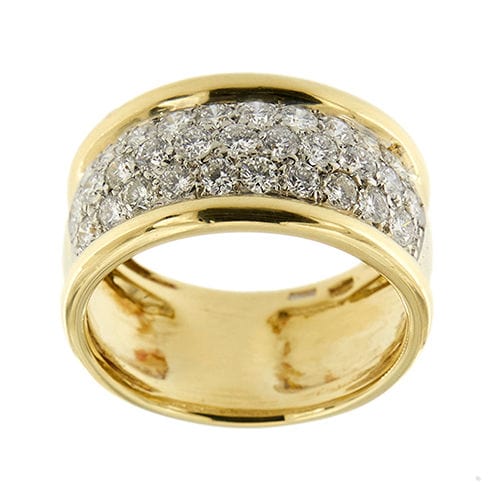 Bague Bague à diamants 58 Facettes 37826