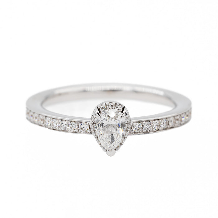 Solitaire Ring White Gold Diamond