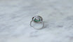 Bague Bague cible halo diamant et émeraudes calibrées 58 Facettes