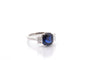 Bague 53 Bague saphir de Ceylan non chauffé de 3,96cts 58 Facettes 27472-27423-27424-27618