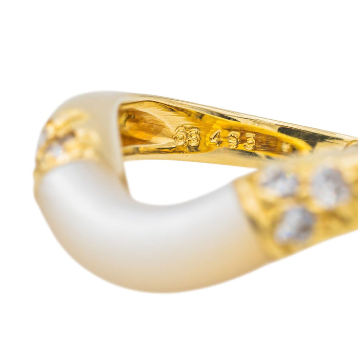 Bague 52 Cartier Bague Or jaune Pierre de lune 58 Facettes 3662248RV