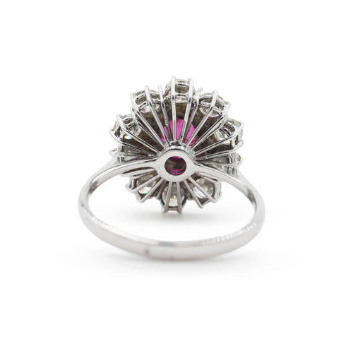 Bague Bague contour en rubis cambodgien 58 Facettes