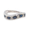 Bague 57 Bague Or blanc Saphir 58 Facettes 3221912CN