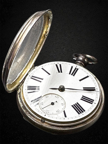 Montre Montre de poche en argent – E. Perfitt, Wymondham – Londres 1874 58 Facettes