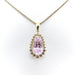 Collier Collier en or, kunzite et diamant cognac 58 Facettes