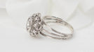 Bague 52.5 Bague marguerite or blanc diamants 58 Facettes 32987