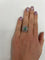 Bague 54 Antique emerald diamond ring 58 Facettes
