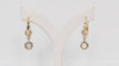 Boucles d'oreilles Boucles d'oreilles anciennes en or jaune et diamants 58 Facettes 30616