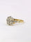 Bague 54 Bague or jaune marguerite diamants 58 Facettes J395