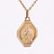 Pendentif Médaille or rose Sainte Thérèse 58 Facettes CVP128