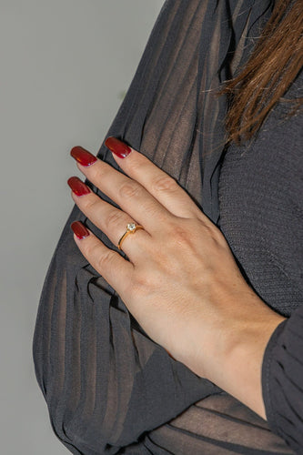 Bague 49 Bague Solitaire Or jaune Diamant 58 Facettes 3562624CN