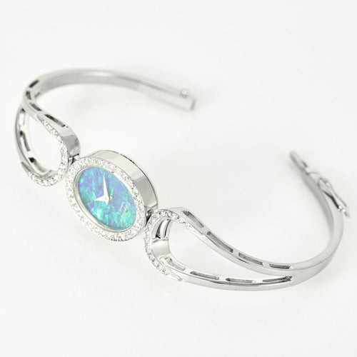 Montre CHOPARD - Montre vintage or blanc opale et diamants 58 Facettes