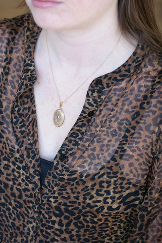 Pendentif Médaillon ouvrant navette diamant taille rose 58 Facettes