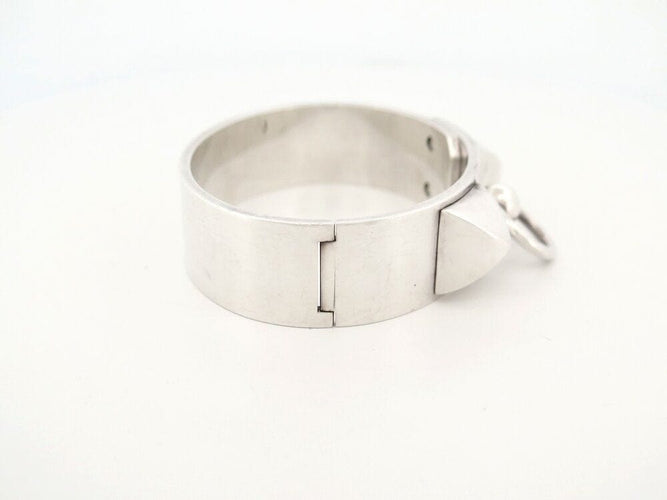 Bracelet bracelet HERMES collier de chien medor 17 argent massif 58 Facettes 263351