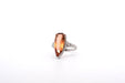 Bague 52 Bague platine, topaze 7,05cts, diamants 58 Facettes 25649C- 26071