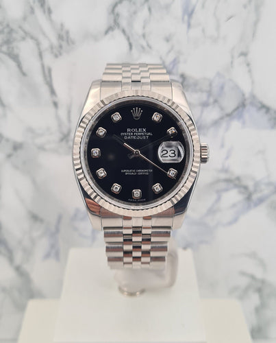 Montre ROLEX - Montre Datejust 36 Diamants 58 Facettes 116234-1-3
