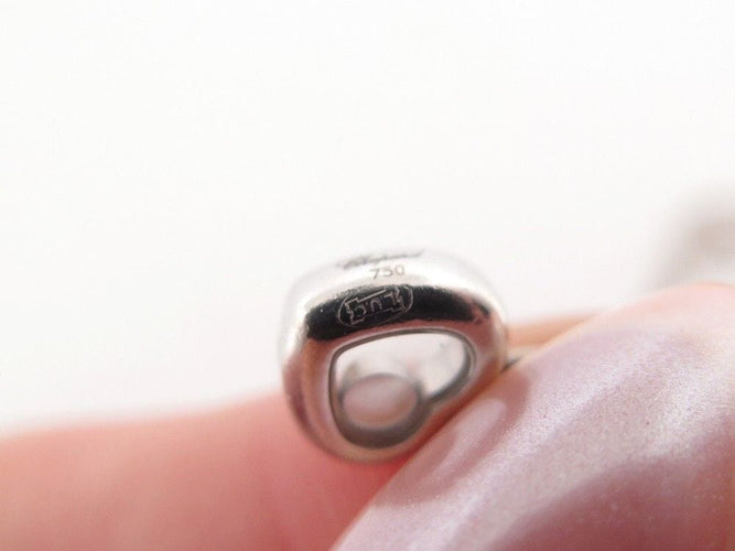 Collier collier CHOPARD happy or blanc 58 Facettes 260258