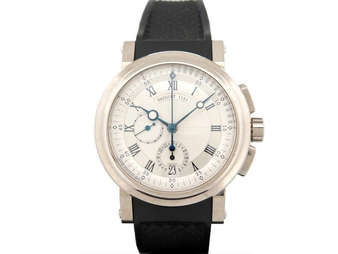 Montre montre BREGUET marine chronographe 42mm or blanc 58 Facettes 260575