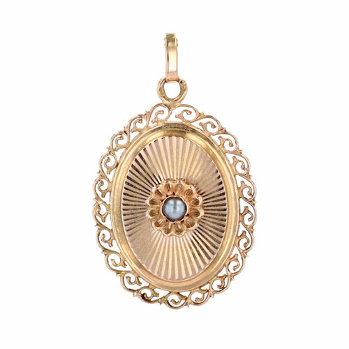 Pendentif Pendentif ovale perle de culture 58 Facettes CVP132