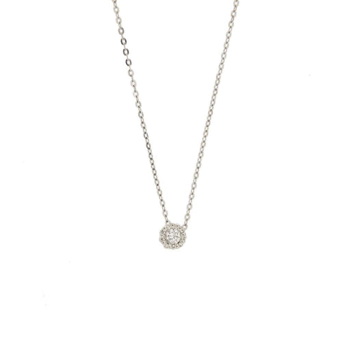 Collier Collier Solitaire 10 diamants 58 Facettes 33258