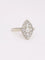 Bague 57 Bague marquise or blanc diamants 58 Facettes J606