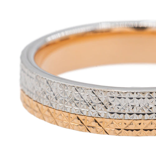 Bague 56 Bague Alliance Or blanc 58 Facettes 3079844CN