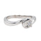 Bague 52 Bague Solitaire Or blanc Diamant 58 Facettes 3319594CN
