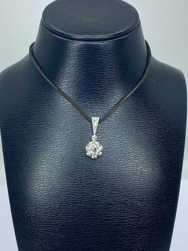 Pendentif Pendentif en or blanc et diamants 58 Facettes AB593bis