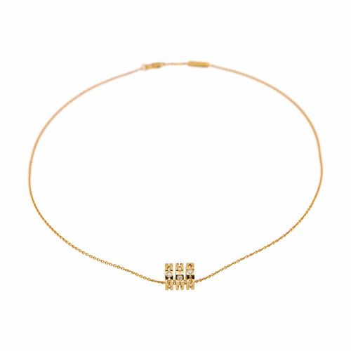 Dinh Van Collana Pulse Oro giallo Diamante 