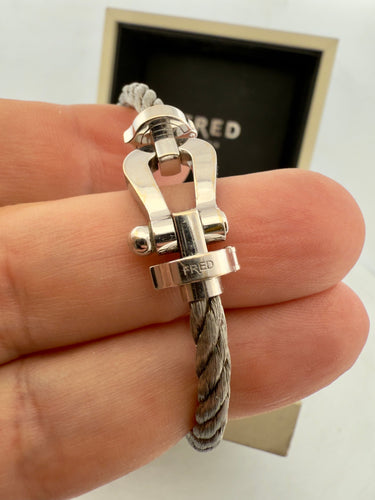 Bracelet Bracelet Fred Force 10 taille 16 or et acier 58 Facettes