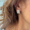 Boucles d'oreilles Boucles d'oreilles diamants blancs et bruns 58 Facettes 13036
