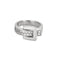 Bague 52,5 Guy Laroche- Bague en or blanc à motif de ceinture et diamants 58 Facettes B250479