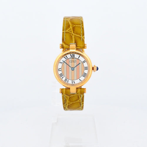 Cartier Must Vendôme - Ivory trinity dial - SM 58 Facettes