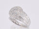 Bague 54 Bague entourage en or blanc avec diamants 58 Facettes 2041