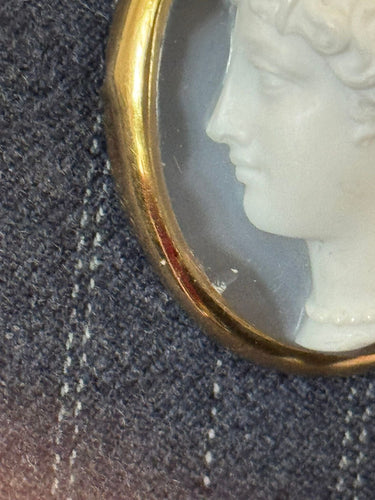 Broche Broche camafeo Ágata 58 Facettes