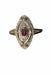 Bague 55 Bague marquise rubis et diamants 58 Facettes 572