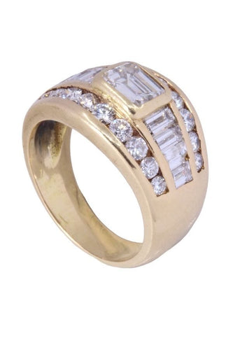 Bague 52 BAGUE MODERNE DIAMANTS 58 Facettes 088251
