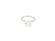 Bague 52 bague diamant solitaire 3.25 ct 52 en or blanc 18k certificat 58 Facettes 266703