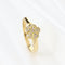 Anillo en oro amarillo con diamantes 58 Facettes 129058B