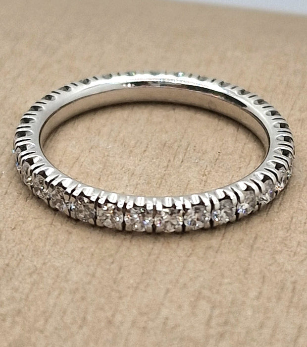 Bague CARTIER - Etincelle Platinum Diamond Eternity Ring 58 Facettes