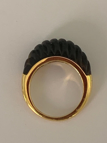 Bague 52 MELLERIO - Bague or jaune écaille 58 Facettes LOT 3445