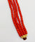 Bracelet Bracelet or jaune, rangs de perles de corail (circa 1880) 58 Facettes A06367