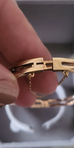 Bracelet Bracelet Napoléon III en or rose serti de diamants 58 Facettes