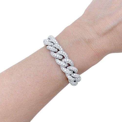 Bracelet Bracelet Pomellato, "Catene", or blanc et diamants. 58 Facettes 34836