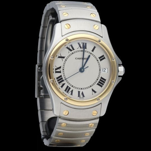 Montre Cartier Montre Santos Ronde 58 Facettes MT42557
