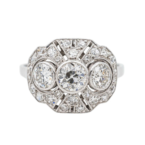 Bague 50 Bague Or blanc, Platine Diamant 58 Facettes 3358944CN