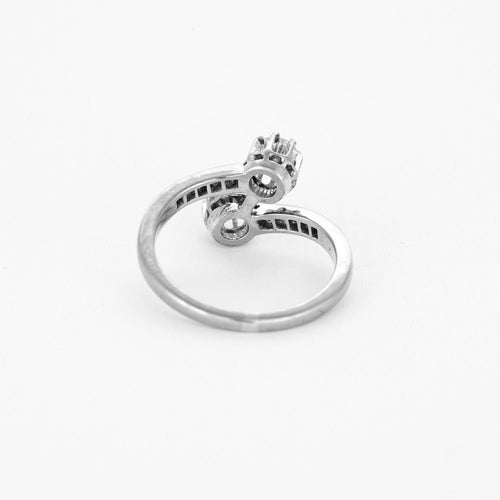 Bague 52 Bague toi et moi or gris et diamants 58 Facettes 250025