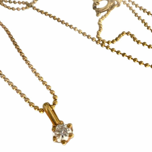 Pendentif Pendentif moderne du XXe siècle en or 18 carats serti de diamants 58 Facettes Q943A